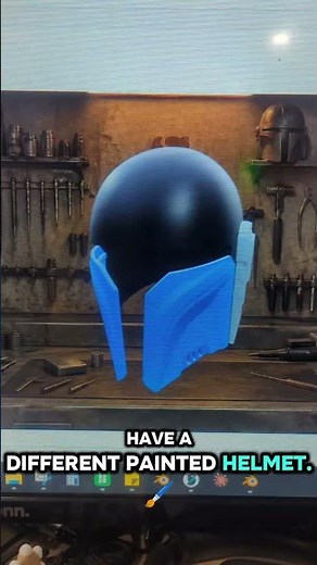 Custom Mandalorian helmets #3dprinting #starwars #mandalorian