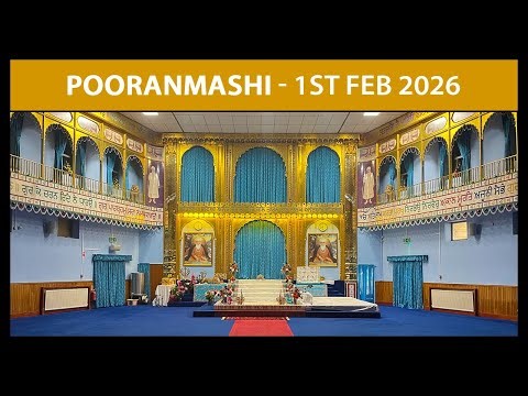 Pooranmashi Kirtan Stream, Nanaksar Coventry - 1st Feb 2026