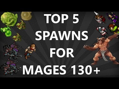 Tibia [where to hunt ED/MS] - MY TOP 5 PLACES FOR MAGES 130+ [2020]