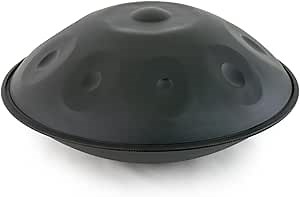 Sew Maestro Matte Black Handpans - Includes 1 Handpan, Evateck Carrying Case, Sew Handpan Professional Cream, & 2-year Warranty/Great for Beginner & Experienced Handpan Enthusiasts/Balanced Timbre