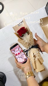 135K views · 1.8K reactions | Your most requested tutorial for my single rose po. Ayan na hihi kayang-kaya pang ihabol for Valentines Day bentabols. #fypシ | Grandeur Blooms | Facebook