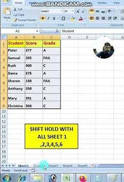 Enter data in multiple worksheets at the same time #excel #saiyaara #travel #MS WORD #advanceexcel