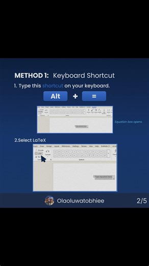 Insert math formulas in Microsoft Word the RIGHT way.