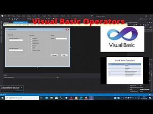 Visual Basic Tutorial For Beginners on Operators