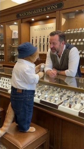 Finally bought a watch ⌚️ #catfunny #catvideos