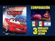 Cars -2006- Comparación de 3 Doblajes Latinos - Original Redoblajes - Español Latino
