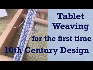 Tablet Weaving For The First Time | Weaving Wednesday | A Beginner's Story