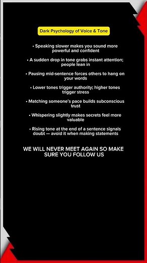 Dark Psychology of Voice & Tone That Controls Attention