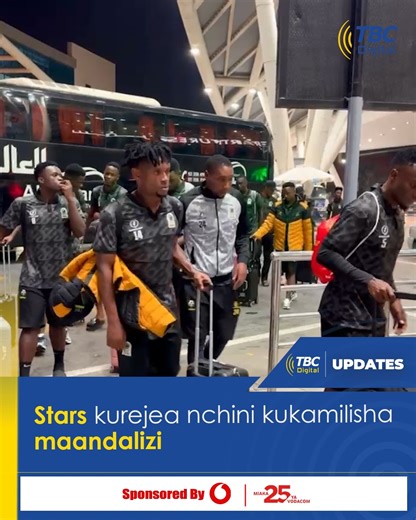 Timu ya Taifa ya Tanzania, Taifa Stars, imemaliza kambi yake nchini Misri na sasa inarejea nyumbani kukamilisha maandalizi ya michuano ya kimataifa ya wachezaji wa ndani (CHAN). Tanzania ipo Kundi B na itakuwa mwenyeji wa mechi ya ufunguzi wa mashindano hayo yanayotarajiwa kuanza Agosti 2, 2025, kwenye Uwanja wa Benjamin Mkapa, saa 2:00 usiku. Endelea kufuatilia mitandao ya kijamii ya TBC Digital kwa taarifa mbalimbali kuelekea michuano hiyo mikubwa Afrika, yenye umuhimu mkubwa kwa Tanzania. Mic