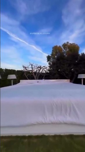 Diddy has 50-foot bed in his backyard
