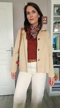 2 outfits with a Maison 123 top