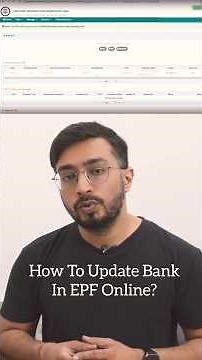 How To Add/Change Bank Details In EPF Online Without Employer! #epf