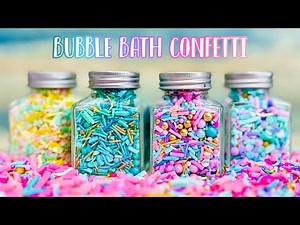 Make Bath Time Whimsical With Bubble Bath Confetti!