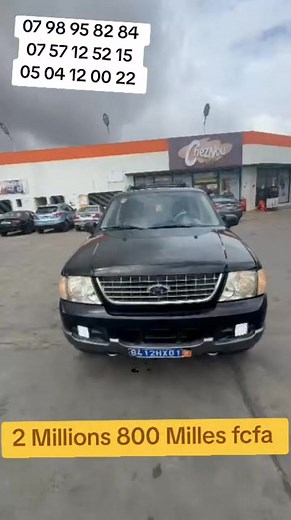 63K views · 362 reactions | Bon Mouvement Prix 2 Millions 800 Milles fcfa Contacts 07 98 95 82 84// 07 57 12 52 15// 05 04 12 00 22 Ford Explorer XLT Année 2005 Boite auto Essence V6 7 places assises Climatisation d'origine Tous documents à jours Véhicule RAS | Djakiss service Auto | Facebook