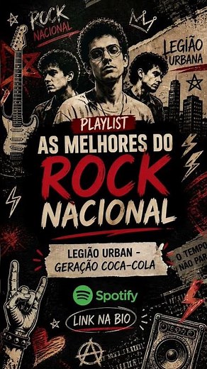 Playlist com as melhores do rock nacional anos 80,90 e 2000 Legião Urbana - Geração Coca-Cola