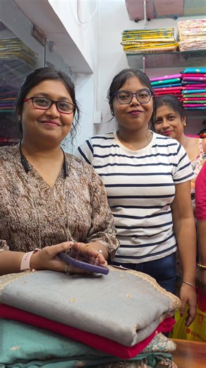 5.3K views · 33 reactions | Shop ❤️ Shop helpline 8100510527 (11.30 am to 8pm) Address - 16 Narayantala West Kolkata BAGUIHATI 700059 ,Sunday open (August and September only Sunday open) Shop timing 11.30am to 8pm Booking number 78903 29381 | Rinika Saree Palace | Facebook