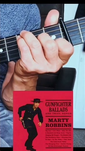 ‘Big Iron’ Marty Robbins ORIGINAL GUITAR CHORDS (Standard - Capo 4)