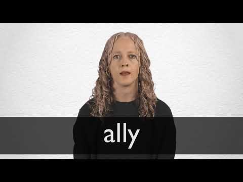 How to pronounce ALLY in British English