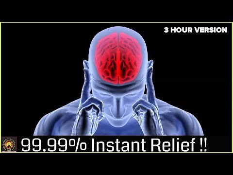 Instant Migraine Headache Relief Pure Binaural Beats | Stress Relief | Healing Music (3Hr Version)