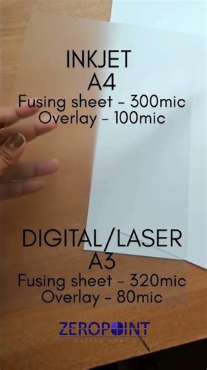 Fusing and Overlay film for ID card making #idcardprinting #idcards #idcardholder #idcarddesign