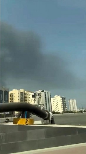 UAE's oli storage target by iran while USA's f35 fighter b-2 bomber airborne #shorts #defencenews