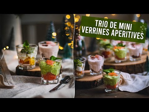 RECIPE | Trio of mini appetizer verrines for the holidays