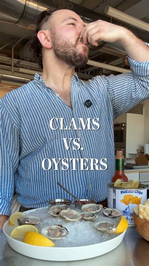 Food52 on Instagram: "@f52hotline says raw clams are better than oysters: earthy, nutty, and just as easy to shuck. All you need is a clam knife and a rag. Would you try raw clams? #f52community"