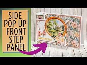 No Cutting Dies SIDE POP UPFRONT STEP PANEL 5by7 inches A Regency Romance by Relatively Thoughtful