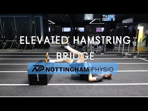 Elevated Single Leg Isometric Hamstring Bridge | The Ultimate Strengthening Hamstring Exercise