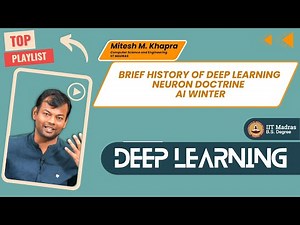 Brief history of Deep learning - Neuron Doctrine - AI Winter