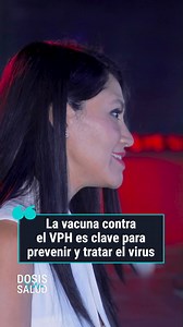 La vacuna nonavalente contra el VPH es la que se aplica actualmente en México, y te protege incluso si ya tuviste contacto con el virus. Aprende más sobre cómo cuidarte en el podcast #DosisDeSalud, disponible en YouTube y Spotify. | Imagen Televisión