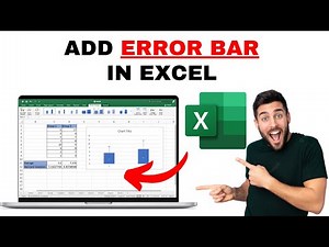 How to Add Error Bar in Excel