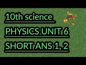 10th SCIENCE PHYSICS Unit 6 SHORT ANS Qn 1, 2 Book Back NUCLEAR PHYSICS tamil