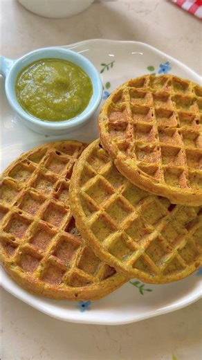 #savoury #waffle #milletrecipes #easyrecipe #shorts #veggies