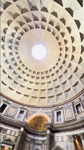 Inside the Pantheon — That Ceiling Is Unreal