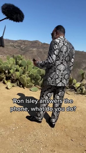 Isley Brothers Ron Isley Phone Call Answer Reaction