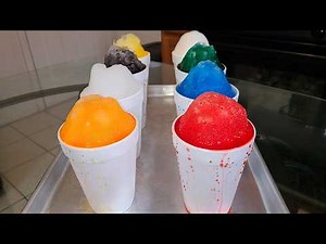 Made with fluffy shaved ice & flavored with sweet syrups. How to make New Orleans Snowballs