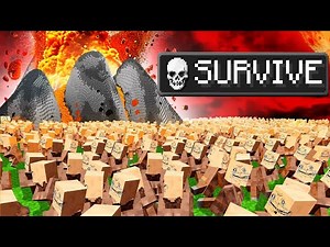 1,000,000 Villagers VS Extreme Natural Disasters