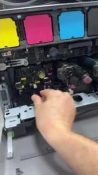 60 Seconds with the Copier SHARP BP-50C26: Replacing Drum and Developing Units CMYK
