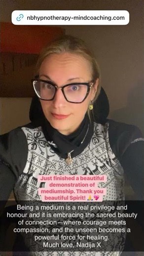 Being a medium is a real privilege and honour!