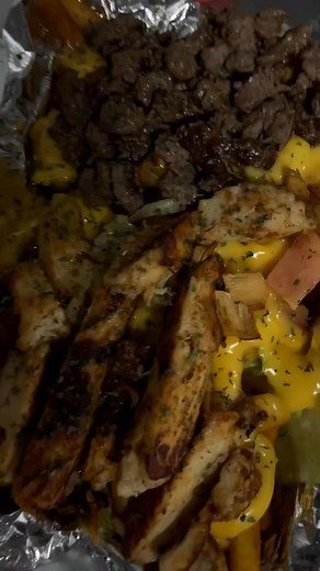 1.3K views · 13 shares | Double loaded fries beef and chicken | Dee Robinson | Facebook