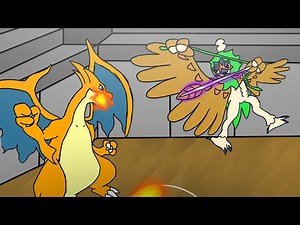 Mega Charizard VS Decidueye | Pokémon Battle!
