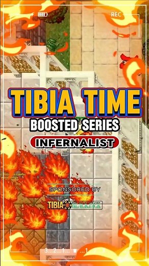 Tibia Time Boosted Series: Infernalist 🔥 #tibia #gaming #ayceadventure #mmorpg #twitch #shorts