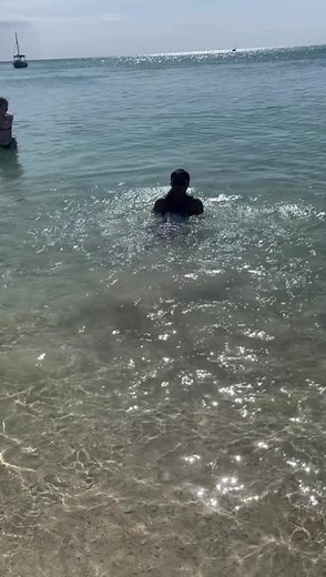 Relaxing Day at the Beach with Clear Waters