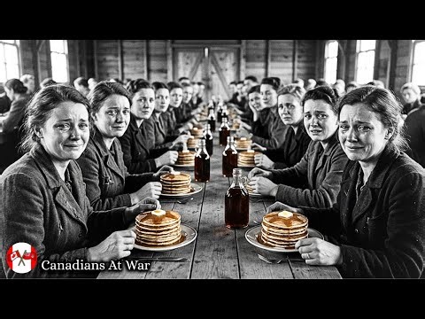 “Maple Syrup And Pancakes Today, Girls” — German Women POWs Sob At Canadian Weekend Breakfast