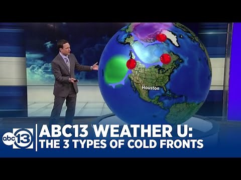 ABC13 Weather U: The 3 types of cold fronts