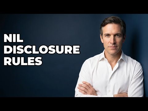 What Income From NIL Requires Disclosure?