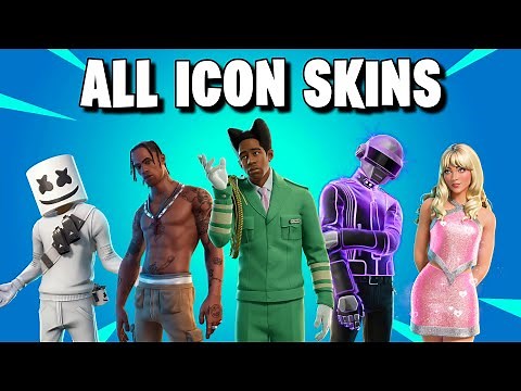 ALL Icon Skins in Fortnite! (2019-2025)