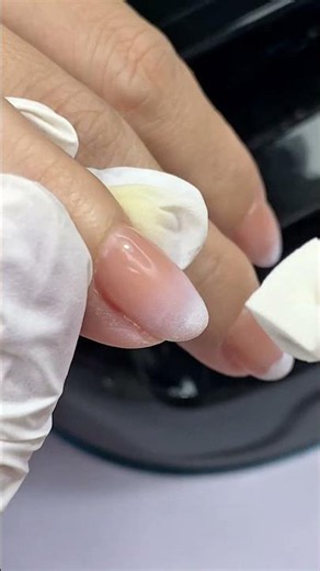 💅🌸 So many people asked about this white ombre nail tip, so today I’m sharing a tutorial for ever...