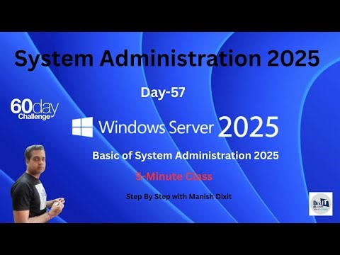 System Administration 2025 Step by Step | Basic of System Administration: Recap